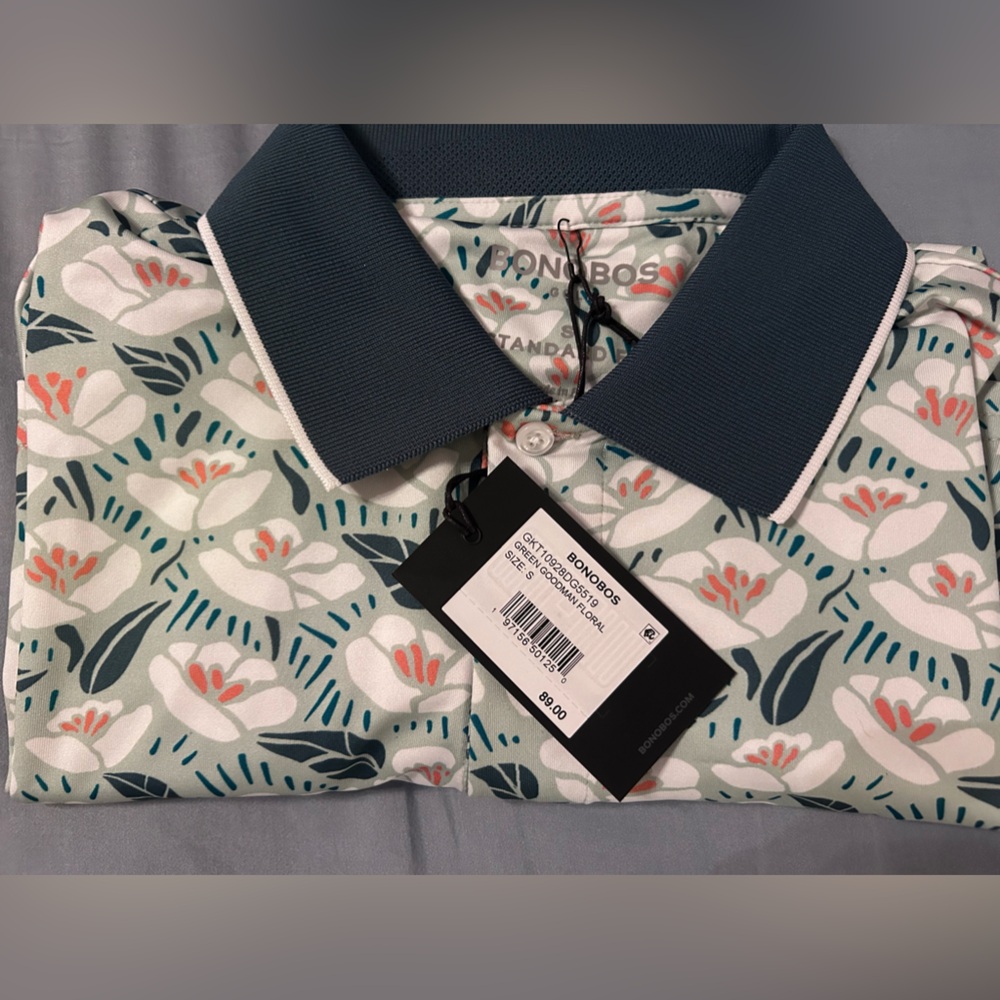 BRAND NEW Bonobos Golf ⛳️ Polo Shirt 👕 Super Soft!! Feels Amazing!! - Picture 2 of 7